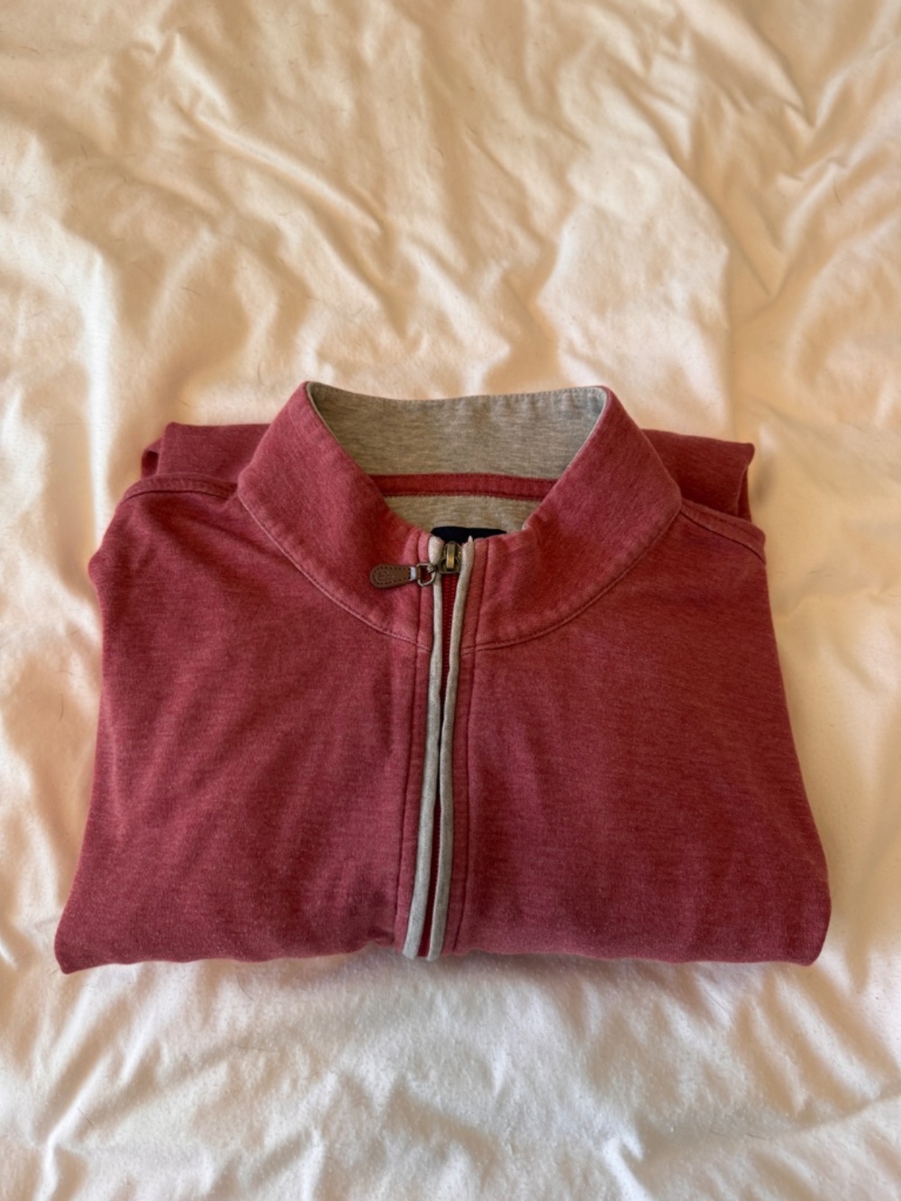 Johnnie-O Quater Zip - Red